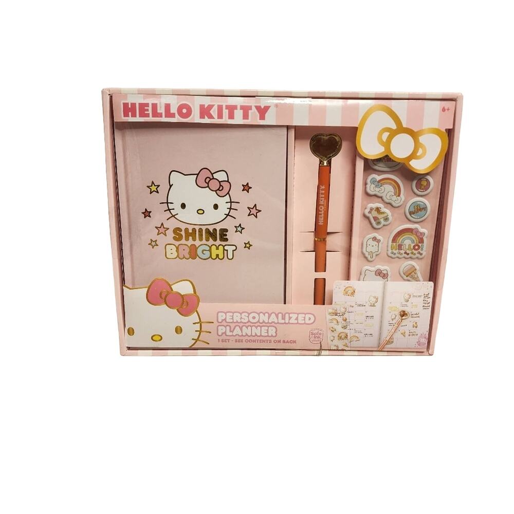Hello Kitty Sanrio Personalized Planner Kit